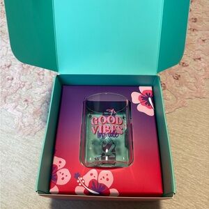 Alani Nu Good Vibes Glass Tumbler & silicone ice tray